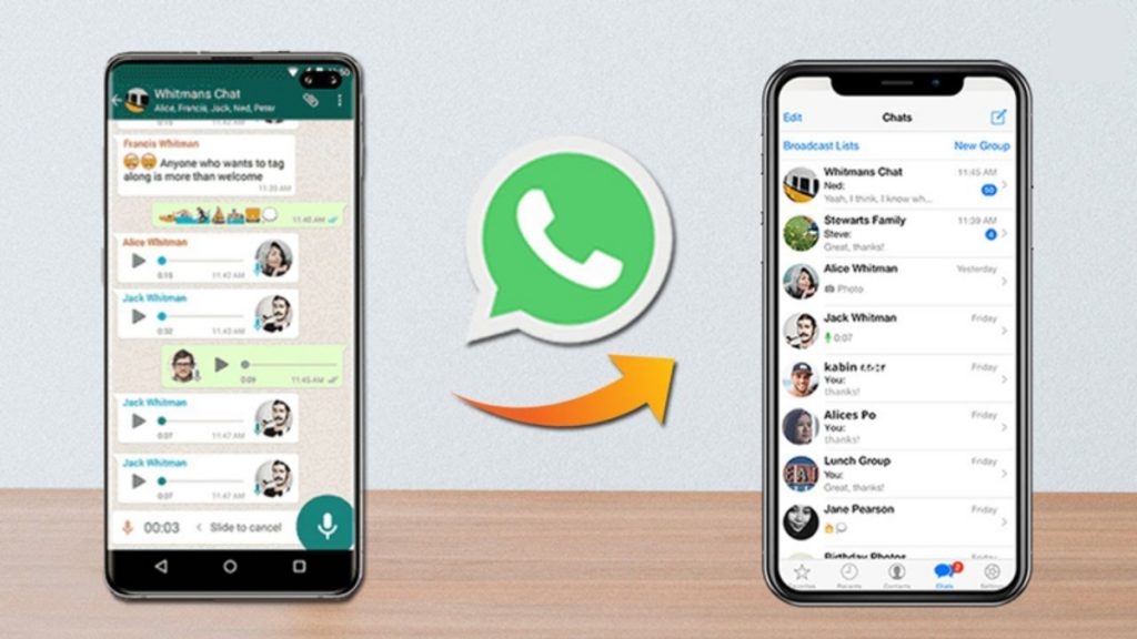 How to Move WhatsApp Data from Android Phone to iPhone 13/12/11