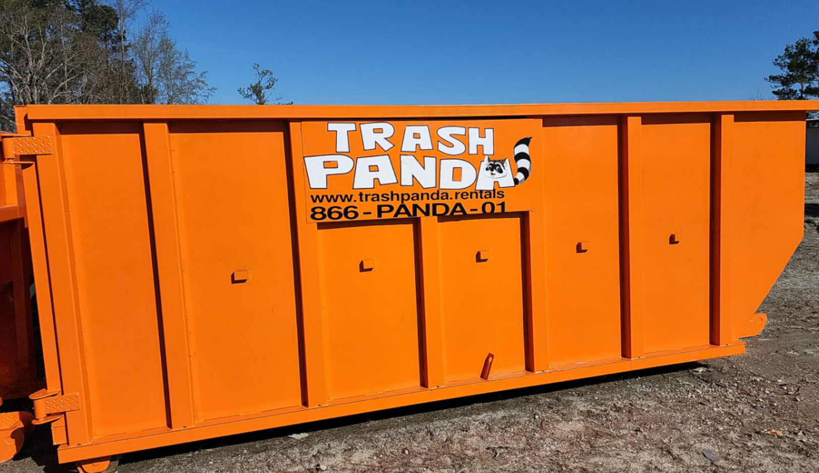 Trash panda dumpster rentals in Georgia.