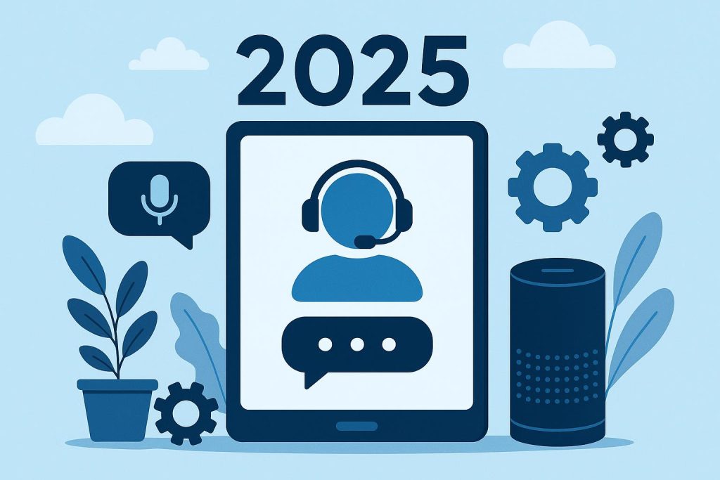 The Growing Importance of Virtual Assistants in 2025 Smart virtual assistant technology interface illustrating digital transformation and productivity
