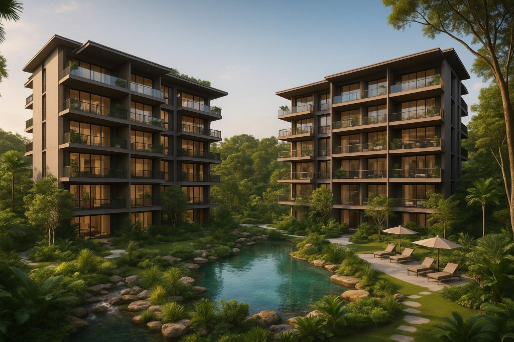 Narra Residences A Synthesis of Nature and Luxury at Dairy Farm Walk by Developer Modern luxury Narra Residences blending natural greenery with premium architecture at Dairy Farm Walk