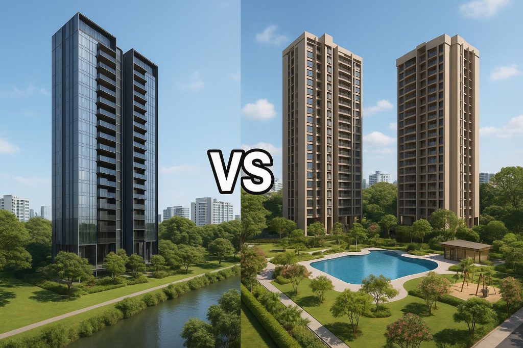 River Modern and Chuan Park condominiums in Singapore, ideal family living comparison