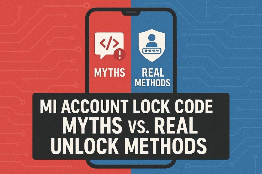 Image 1 of Mi Account Lock Code Myths vs. Real Unlock Methods (What Actually Works)